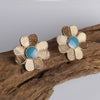 Vintage Flower Brooch (Pair)