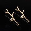 Tree Branch Collar Pin (Pair)