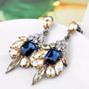 Teardrop Crystal Drop Earrings