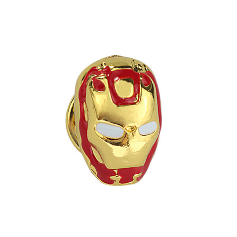 Iron Man Mask Collar/Lapel Pin Brooch