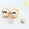 Double Sided Stud Earrings