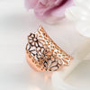 Kissing Flowers Ring