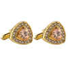 Crystal Triangle Cufflinks