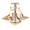 Geometric Foulard Print Silk Wrap