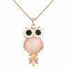 Antique Owl Pendant Necklace