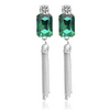 Chain Tassel Crystal Earrings