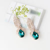 Sparkling Crystal Drop Earrings