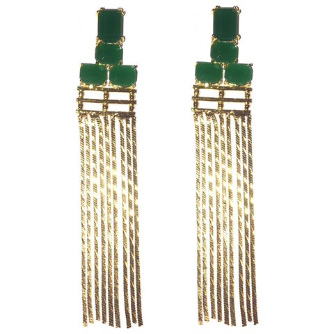 Geometric Pyramid Tassels Danglers