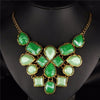 Geometric Flowers Necklace