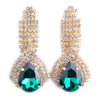 Sparkling Crystal Drop Earrings