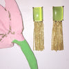 Square Fringes Danglers