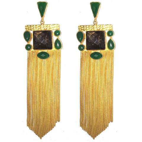 Flirty Tassels Danglers