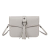 Tassel and Ring Leather Sling Bag