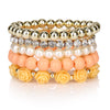 Pearl Rose Multilayer Bracelet