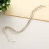 Crystal Multilayer Anklet