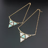 Multi Triangles Geometric Necklace
