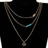 Layered Fatima Hand Chain