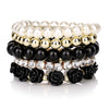 Pearl Rose Multilayer Bracelet