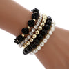 Pearl Rose Multilayer Bracelet