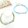 LOVE Charm Leather Wrist-Chain