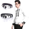 Anchor Leather Bracelet