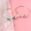Inverted Triangle Cuff Bracelet