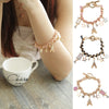 Eiffel Tower and Crystal Charms Bracelet