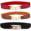 Metal Buckle Elastic Waist Belt