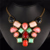 Geometric Flowers Necklace