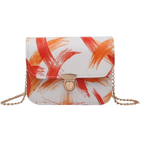 Brush Strokes Pattern Sling Bag