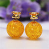 Double Sided Crystal Earrings