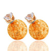 Double Sided Crystal Earrings