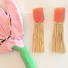Square Fringes Danglers