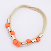 Connected Cylinders Necklace