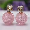 Double Sided Crystal Earrings