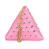 Golden Rivets Pyramid Sling Bag