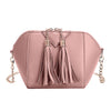 Twin Tassel Zipper Sling Bag