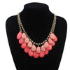Overlapping Drops Necklace