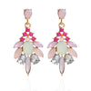 Teardrop Crystal Drop Earrings