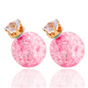 Double Sided Crystal Earrings