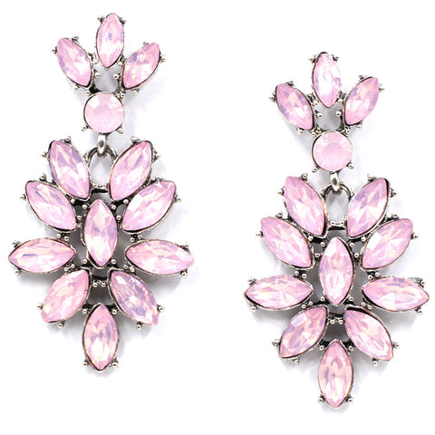 Floral Petal Drop Earrings