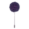 Purple Big Flower Lapel Pin