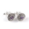 Crystal Triangle Cufflinks