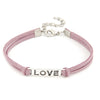 LOVE Charm Leather Wrist-Chain