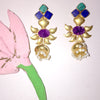 Floral Shimmer Jhumki Danglers