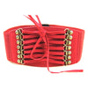 Retro Velvet Rivet Tassel Strap Belt