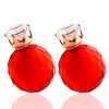 Double Sided Crystal Earrings