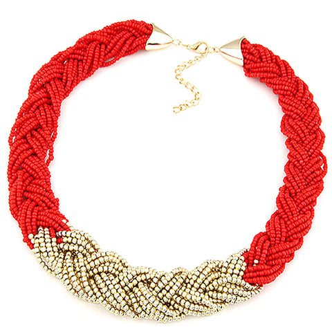 Bohemian Braided Necklace