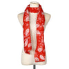 Christmas Santa Print Scarf