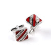 Diagonal Crystal Pattern Cufflinks